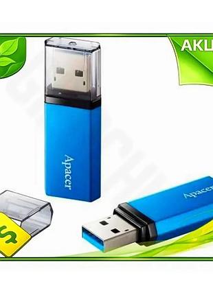 Ve флеш накопитель usb 256гб new version apacer синий металлический моноблок для хранения данных инфор n6w_ver