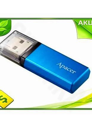 Ve флеш накопитель usb 32гб new version apacer синий usb 3.2 для хранения данных компьютерный накопите n6w_ver