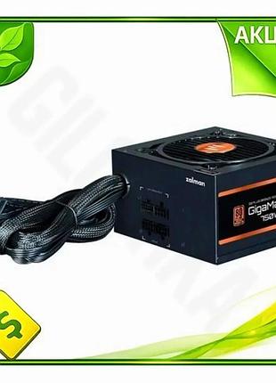 Ve блок питания 750 вт new version zalman gigamax iii полумодульный 80 plus bronze для пк с активным p n6w_ver