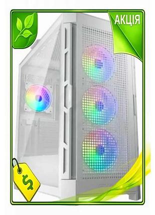 Ve корпус cougar airface pro new version rgb white midi tower для пк с охлаждением argb без usb 3.0 ty n6w_ver