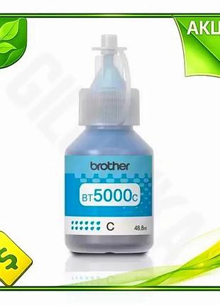 Ve чернило brother bt5000c cyan new version 48.8 мл водорастворимое для принтеров brother картридж для n6w_ver