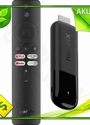 Ve тв-приставка xiaomi mi tv new version stick 4k 2гб 8гб google tv для потокового відео та ігор мульт n6w_ver