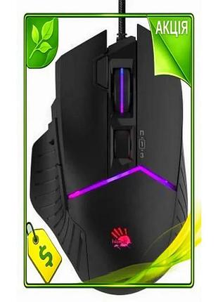 Ve мышь bloody оптическая проводная new version usb с rgb подсветкой 12000 cpi для игр 10 программируе n6w_ver