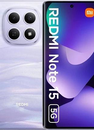 Ve смартфон xiaomi redmi note new version 15 5g purple 6.67" amoled 120 гц для фото и видео 108 мп кам n6w_ver 3
