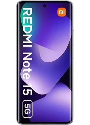 Ve смартфон xiaomi redmi note new version 15 5g purple 6.67" amoled 120 гц для фото и видео 108 мп кам n6w_ver 7