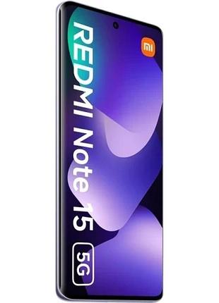 Ve смартфон xiaomi redmi note new version 15 5g purple 6.67" amoled 120 гц для фото и видео 108 мп кам n6w_ver 8