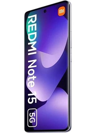 Ve смартфон xiaomi redmi note new version 15 5g purple 6.67" amoled 120 гц для фото и видео 108 мп кам n6w_ver 9