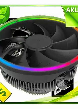 Ve кулер для процесора gamemax new version алюміній rgb 120 мм охолоджувач для intel amd 95вт вентилят n6w_ver