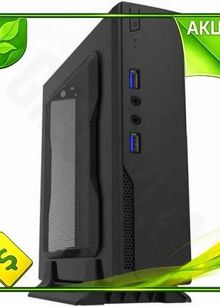 Ve корпус gamemax slim mini new version itx чорний 120 вт для пк компактний системний блок з usb 3.0 s n6w_ver