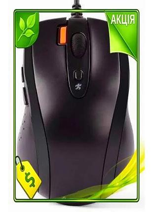 Ve миша a4tech n-70fxs black new version v-track usb оптична дротова 1600 dpi для комп'ютера безшумна n6w_ver