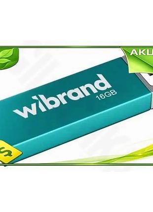 Ve флеш накопитель usb 16гб new version wibrand голубой металлический ударопрочный накопитель для хран n6w_ver