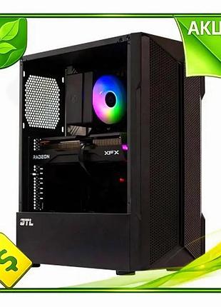 Ve ігровий пк gtl gaming new version trinity black з amd ryzen 5 16 гб ddr5 ssd 1 тб та rx 9060xt-16 к n6w_ver