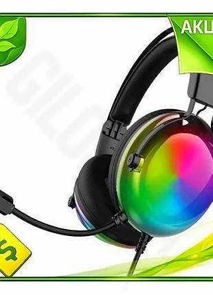 Ve наушники colorway firestrike rgb new version черные геймерские накладные с микрофоном 3,5 мм провод n6w_ver
