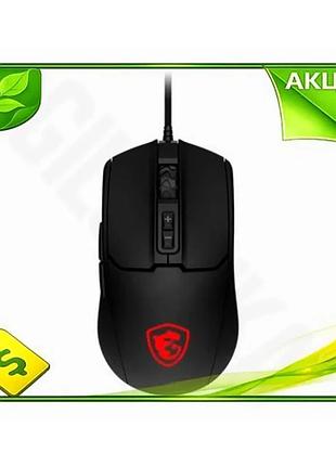 Ve мышь msi оптическая rgb new version черная 6400 dpi для компьютера игровая с 7 кнопками usb 1.5 м n6w_ver