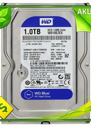 Ve жесткий диск 3,5" 1тб new version western digital blue sata3 7200 об/мин накопитель для компьютера n6w_ver