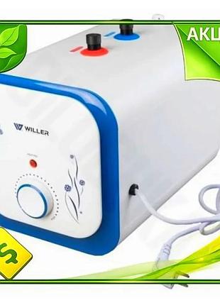 Ve водонагреватель willer под мойкой new version 10л 1500вт компактный бойлер с мокрым тэном механичес n6w_ver
