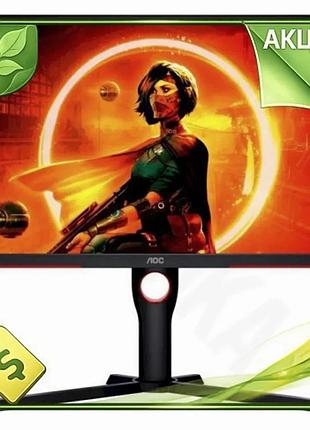 Ve монитор 24.5" aoc black new version va 1920x1080 240 гц для игр с amd freesync и g-sync n6w_ver