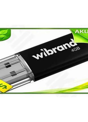 Ve флеш накопитель usb 4гб new version wibrand cougar черный портативная флешка для данных usb 2.0 нак n6w_ver