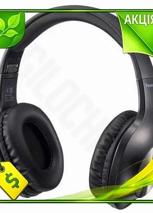 Ve бездротові навушники panasonic чорні new version bluetooth накладні для музики та розваг безпровідн n6w_ver