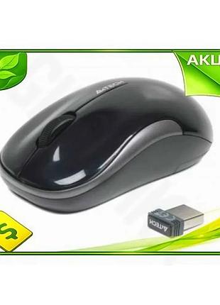 Ve беспроводная мышь a4tech black new version usb 1200 dpi эргономичная компьютерная мышь симметричная n6w_ver