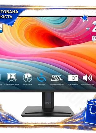 Dm монітор 24.5" msi специфікація 2.2 чорний ips 120 гц для роботи і ігор з роздільною здатністю 1920x spe|lz