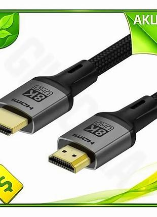 Ve кабель hdmi 2 м new version colorway 8k 60 гц черный для телевизора монитора видеокабель hdmi mm дл n6w_ver