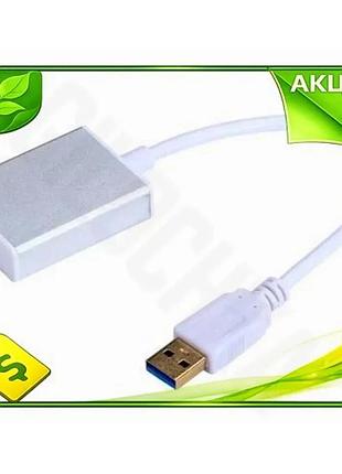 Ve переходник usb 3.0 m new version - hdmi f dynamode белый 15 см адаптер для подключения к монитору т n6w_ver