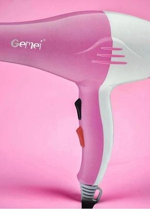 Фен для волос gemei gm-1702, 1300 вт