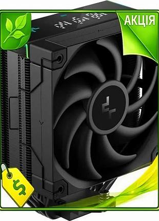 Ve кулер для процесора deepcool new version black 120 мм активне охолодження для intel amd баштовий ох n6w_ver