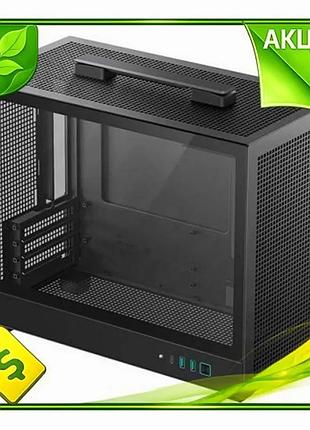 Ve корпус deepcool ch160 plus new version black mini tower для microatx mini itx з бічною панеллю зі с n6w_ver