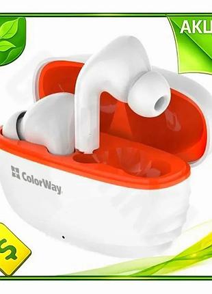 Ve бездротові навушники colorway bluetooth new version 6.0 з мікрофоном сенсорні вакуумні для щоденног n6w_ver