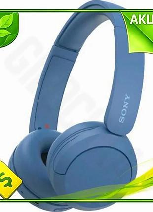 Ve наушники sony беспроводные bluetooth new version синие с usb type-c встроенный микрофон для повседн n6w_ver