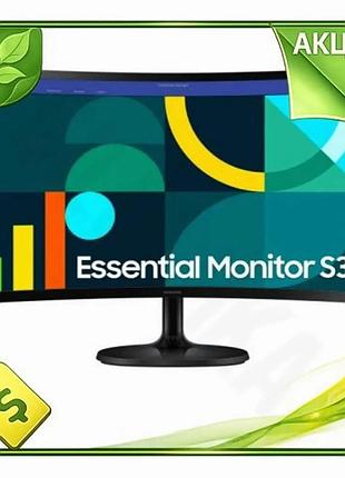 Ve монитор изогнутый 24" samsung new version 100 гц черный va full hd для игр и работы 178°/178° n6w_ver