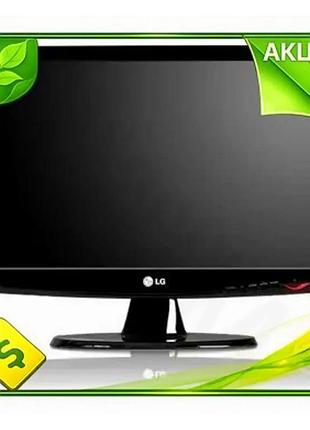 Ve б/у монитор 19" lg new version черный tn 1366x768 75 гц для компьютера дисплей для работы и обучени n6w_ver