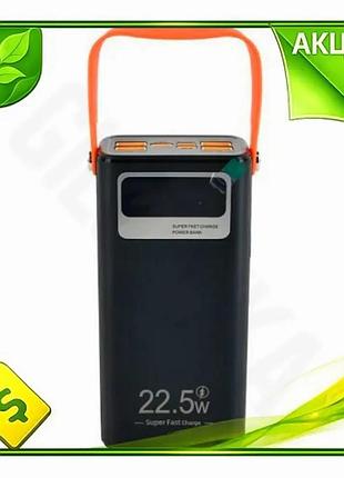Ve универсальная мобильная батарея 50000 new version mah tugii черная power bank с led дисплеем для те n6w_ver
