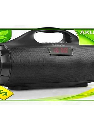 Ve портативна колонка real-el 2.0 new version bluetooth акустична система з fm-радіо для музики та роз n6w_ver