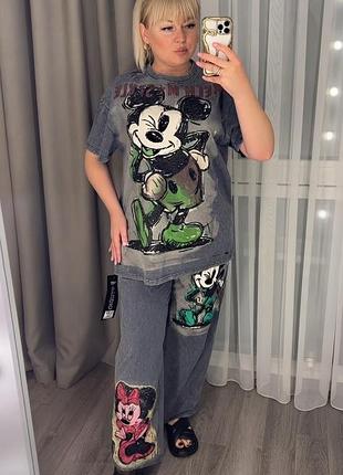 Костюм варка / костюм корея / спортивный костюм микки