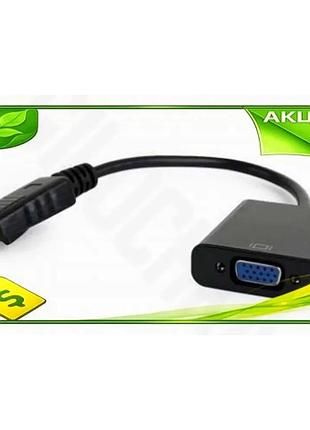 Ve переходник displayport на vga new version cablexpert черный 15 см адаптер для подключения монитора n6w_ver