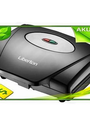 Ve бутербродница liberton 750вт для new version приготовления сэндвичей 4шт антипригарное покрытие инд n6w_ver