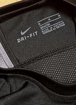 Спортивная футболка черная nike dry academy с технологией dri-fit для бега тренировки м оригинал