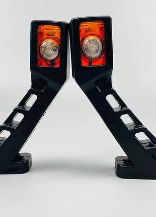 Комплект led габаритних ліхтарів (прогумованих) 12/24 v, ip67