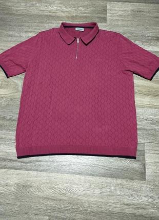 Мужское поло george , размер по бирке - 2xl , но по факту l-xl .