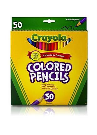 Набір олівців crayola pencils 50 кольорів (68-4050)