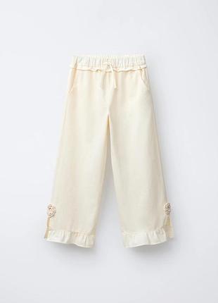 Літні брюки для дівчинки zara 164 розмір