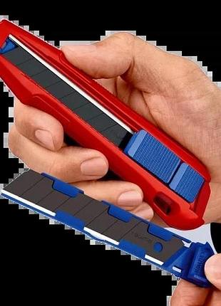 Нож универсальный knipex 90 10 165 вк для лез 18 мм 144 г 2