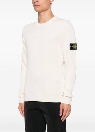 Світер stone island white 2025
