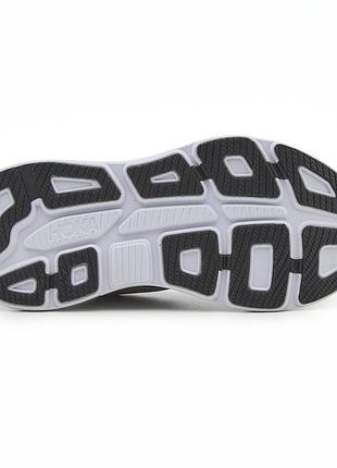 Hoka bondi 9 grey white