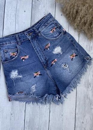 Джинсовые шорты zara xs (6)34, пот 32 см, поб 46 см, длина 40 см, состояние хороше