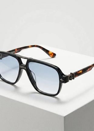 Жіночі брендові сонцезахисні окуляри chrome hearts (38260-1)