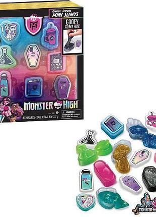 Набор слаймов cra-z-art monster high ghoul school mini mania 10 в 1 (72227cra)